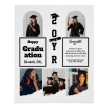Graduation 5 Photo Celebration Graduate Template
