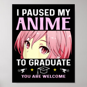 Graduation 5th 8th grade class 2025 anime middleGr Poster
