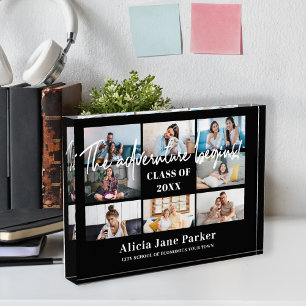 Graduation 8 photo collage class of year quote