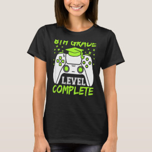 Graduation 8th Grade Level Complete Graduate Boy T-Shirt