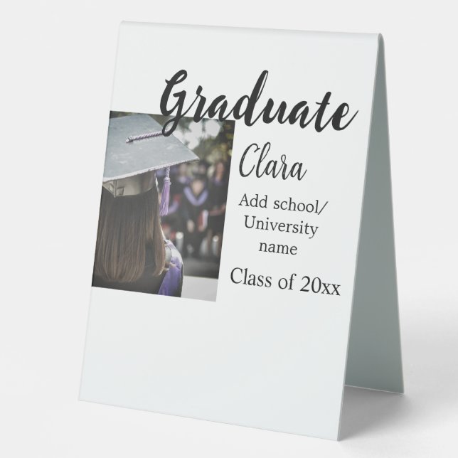 Graduation add name class of 20xx congrats add pho (Front)