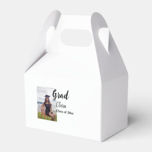 Graduation add name class of 20xx congrats add pho favour box