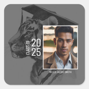 Graduation Add Your Photo Square Sticker