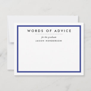 Graduation Advice Cards
