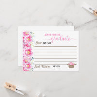 Graduation Advice Cards-Advice for Graduates Invit
