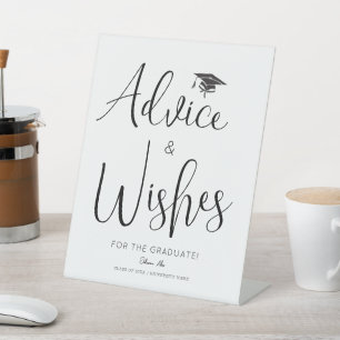 Graduation Advice & Wishes Sign