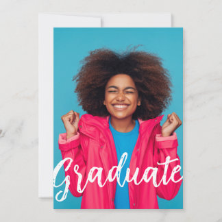Graduation Annoucement Photo Flat Card