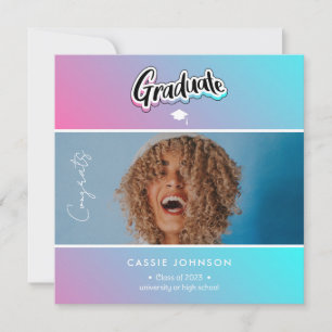 Graduation announcement