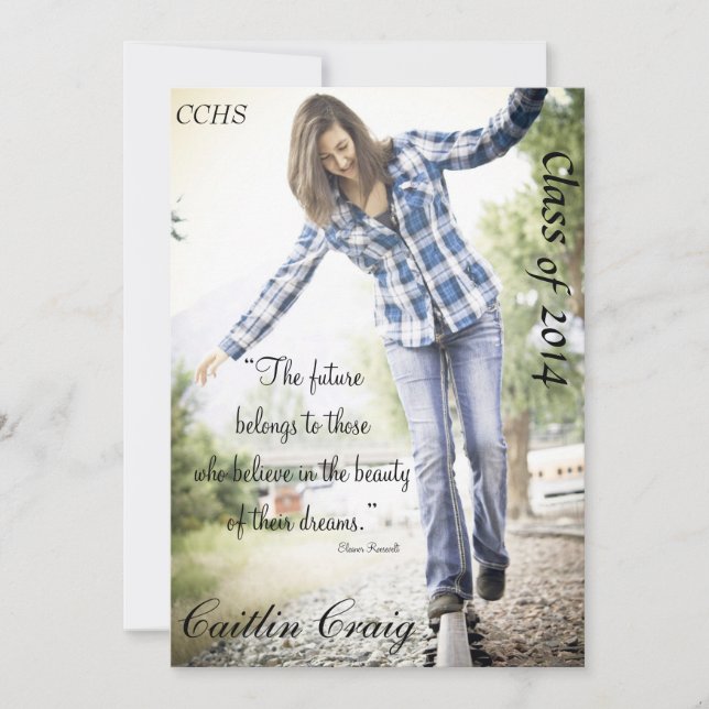 Graduation Announcement (Front)