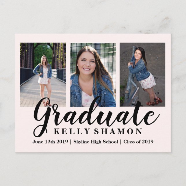 Graduation Announcement Card (Front)