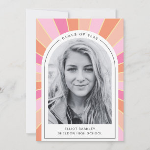 Graduation Announcement Card   Girl Grad Card