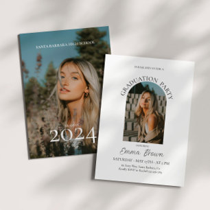 Graduation Announcement Card, Grad 2024 Invite