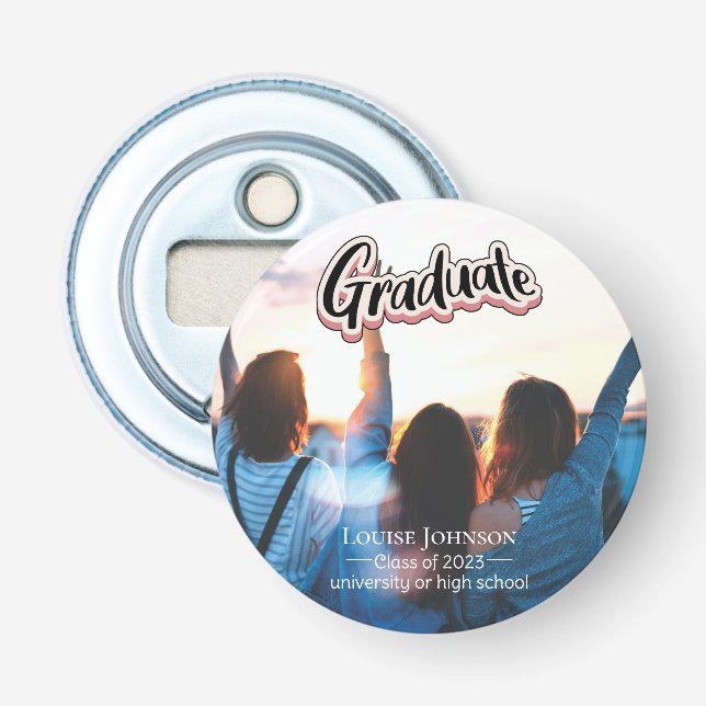Graduation Announcement Class of 2023 Bottle Opener (Front)
