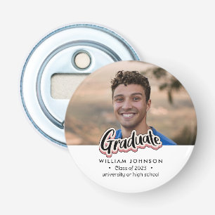 Graduation Announcement Class of 2023 Bottle Opener