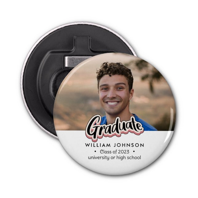 Graduation Announcement Class of 2023 Bottle Opener (Front)