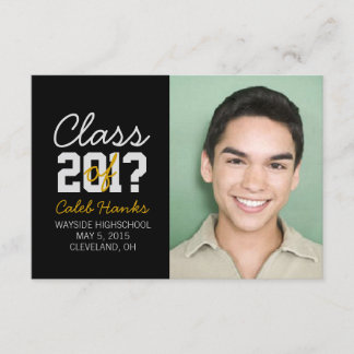 Graduation Announcement | Class of ? |blyellow