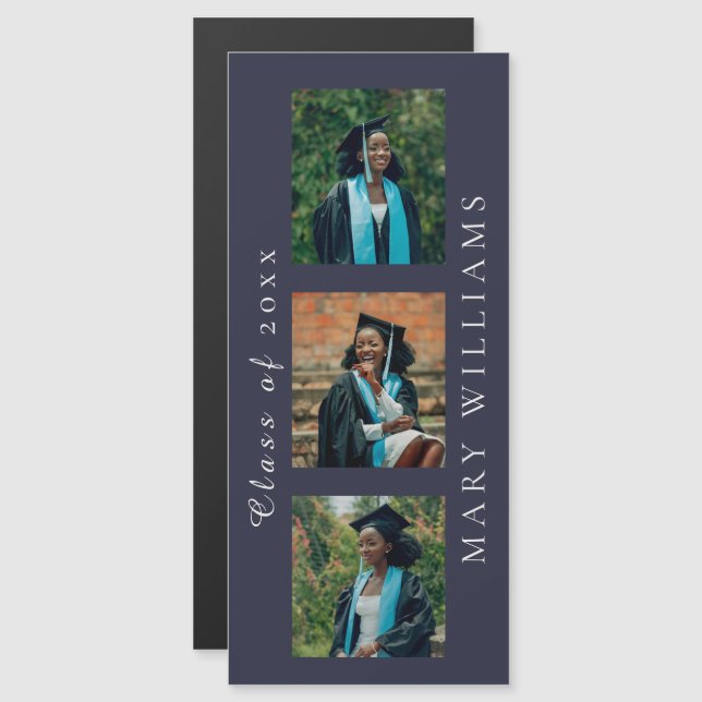 Graduation Announcement Customisable Photos & Text (Front/Back)