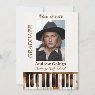 Graduation Announcement for Music Major