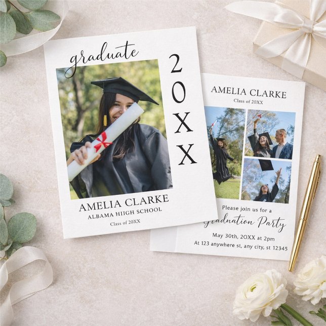 Graduation announcement, graduation invitation (Creator Uploaded)