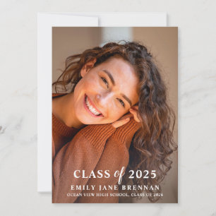 Graduation Announcement Invitation Grad Photo Card