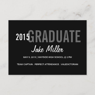 Graduation Announcement/Invite | yr Photo|blgrey Invitation
