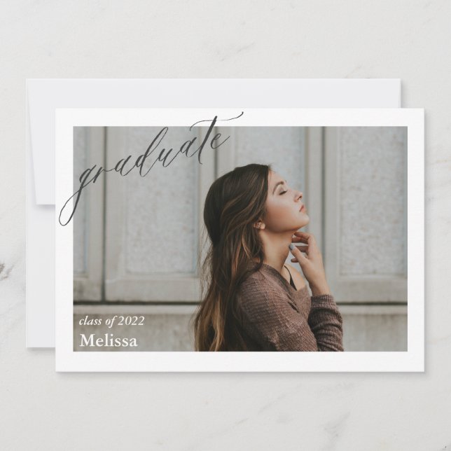 Graduation Announcement Open House Grad Party (Front)