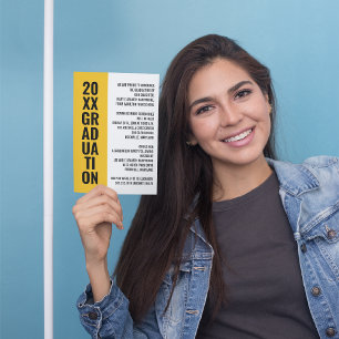 Graduation Announcement/Party Invitation [Gold]