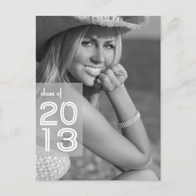 Graduation Announcement | Photo Postcards (Front)