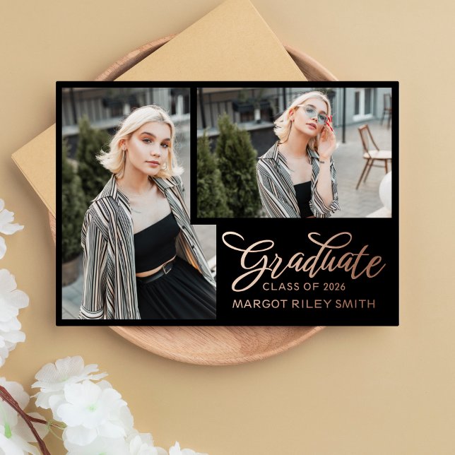 Graduation Announcement Real Foil Headline (Creator Uploaded)