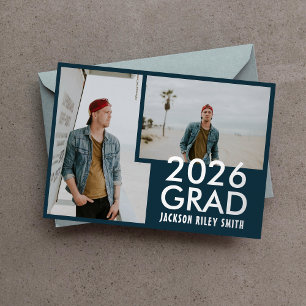 Graduation Announcement Real Foil Headline