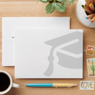 Graduation Announcement Return Address Envelope