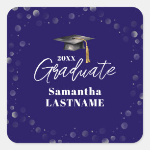 Graduation Any Year Announcement Seal Sticker