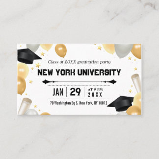 Graduation Appointment Card