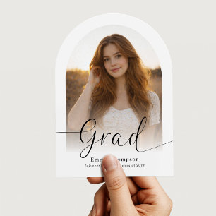 Graduation Arch Photo Graduation Party Invitation