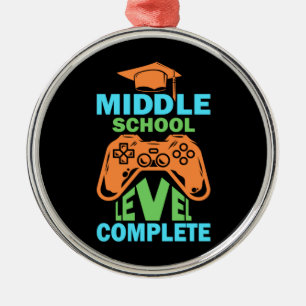 Graduation Art Middle School Level Complete Metal Tree Decoration