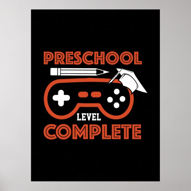 Graduation Art | Preschool Level Complete Poster (Front)