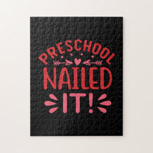 Graduation Art   Preschool Nailed It Jigsaw Puzzle
