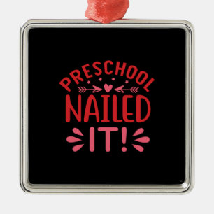 Graduation Art Preschool Nailed It Metal Tree Decoration