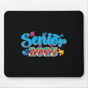 Graduation Autistic Student Senior 2025 Autism Awa Mouse Mat
