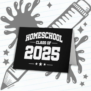 Graduation Back to Home School Class of 2025 Card