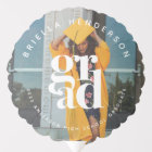 Graduation Balloon with Modern Design and Photo