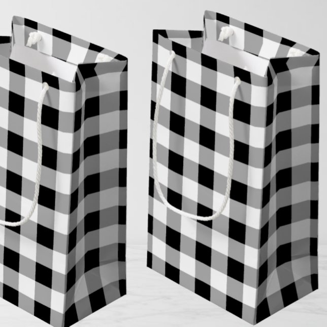 Graduation BBQ Gingham Small Gift Bag (Creator Uploaded)
