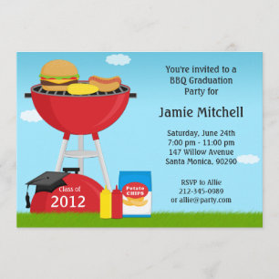 Graduation BBQ Party Invitation Class of 2013