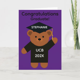Graduation Bear #2-2 Card