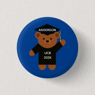 Graduation Bear #2 Button