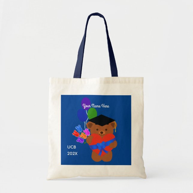 Graduation Bear #3-2 Tote Bag (Front)