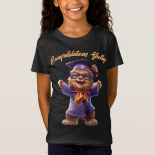 Graduation Bear, Celebrate Your Graduate w/ Name T-Shirt