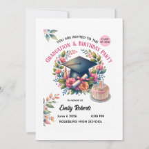 Graduation & Birthday Party Floral Design
