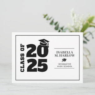 Graduation Black Tassel Graduation Thank You Card