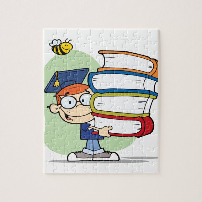 Graduation Boy Jigsaw Puzzle (Vertical)